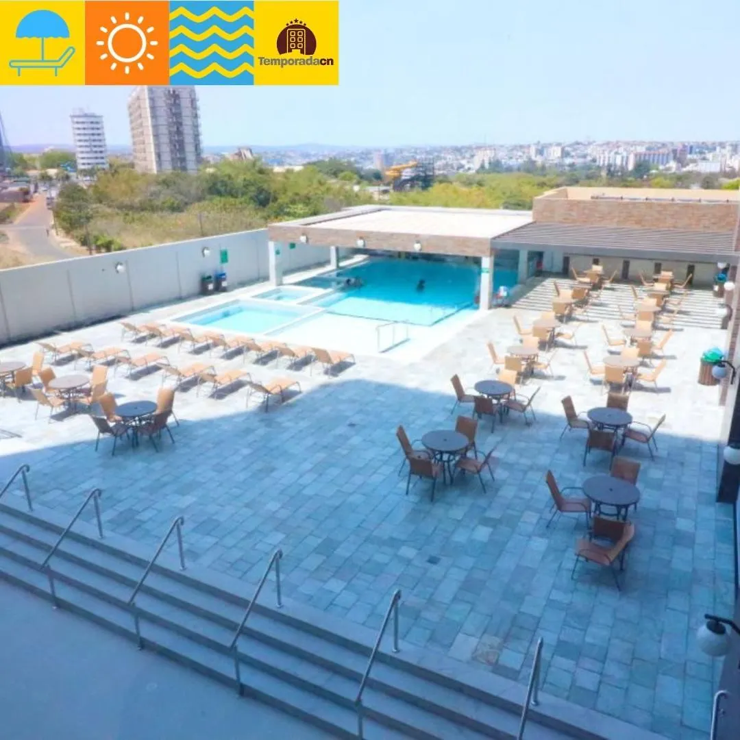 Aparthotel Piazza Diroma Com Acesso Ao Acqua Park- Temporada Cn Caldas Novas