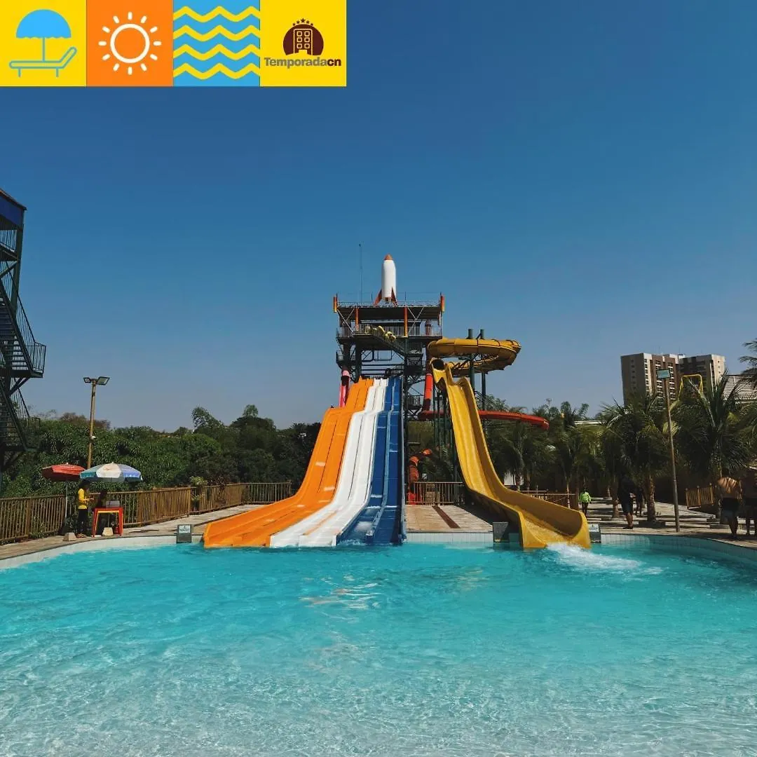 Aparthotel Piazza Diroma Com Acesso Ao Acqua Park- Temporada Cn Caldas Novas